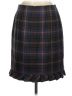 CAbi Plaid Black Formal Skirt Size 8 - photo 2