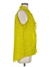CAbi 100% Polyester Green Sleeveless Blouse Size M - photo 4