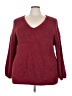 Ava & Viv Burgundy Pullover Sweater Size 3X - photo 1