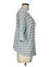 Rosette by Be Cool Gray Short Sleeve Top Size L - photo 4