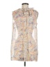 CAbi 100% Polyester Ivory Sleeveless Blouse Size M - photo 2