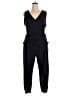 Lou & Grey Solid Black Jumpsuit Size XL - photo 1
