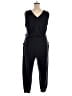 Lou & Grey Solid Black Jumpsuit Size XL - photo 2