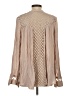 Free People 100% Rayon Tan Long Sleeve Blouse Size S - photo 2