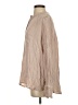 Free People 100% Rayon Tan Long Sleeve Blouse Size S - photo 5