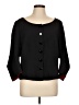 Escada 100% Silk Black 3/4 Sleeve Silk Top Size EU 42 / US 12 - photo 1
