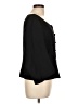 Escada 100% Silk Black 3/4 Sleeve Silk Top Size EU 42 / US 12 - photo 4
