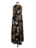 Vince. 100% Polyester Tropical Black Casual Dress Size M - photo 1