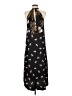 Vince. 100% Polyester Tropical Black Casual Dress Size M - photo 2