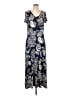 Talbots Paisley Blue Casual Dress Size L - photo 1