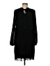 DKNY 100% Polyester Black Casual Dress Size 8 - photo 1