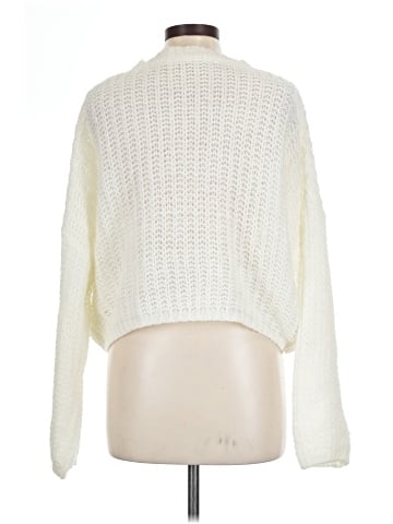 Self Contrast Pullover Sweater (view 2)