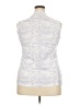Mofiz White Sleeveless Blouse Size 2X - photo 2