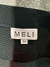 Meli Solid Black Formal Skirt Size M - photo 4