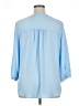 MICHAEL Michael Kors 100% Polyester Blue 3/4 Sleeve Blouse Size XL - photo 2