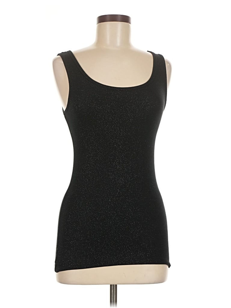 Pre-owned Mossimo Tank Top Black Strapless Neckline Tops