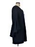 Milly Solid Blue Casual Dress Size 10 - photo 4