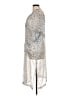 Rachel Zoe 100% Polyester Silver Kimono One size - photo 5