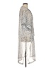 Rachel Zoe 100% Polyester Silver Kimono One size - photo 4