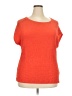 Cotton Club Orange Short Sleeve Top Size XXL - photo 1