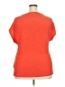 Cotton Club Orange Short Sleeve Top Size XXL - photo 2