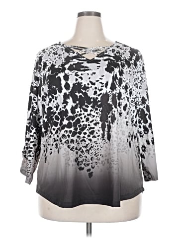 Allison Daley 3/4 Sleeve Blouse (view 1)