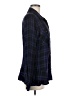 CAbi 100% Rayon Plaid Blue Long Sleeve Button-Down Shirt Size M - photo 4