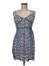 Crystal Doll 100% Polyester Blue Cocktail Dress Size 9 - photo 1