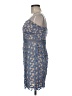 Crystal Doll 100% Polyester Blue Cocktail Dress Size 9 - photo 5
