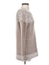 Fate Metallic Silver Pullover Sweater Size S - photo 4