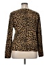 Josephine Chaus 100% Acrylic Animal Print Brown Pullover Sweater Size XL - photo 2