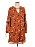 City Triangles 100% Polyester Orange Casual Dress Size L - photo 1