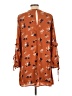 City Triangles 100% Polyester Orange Casual Dress Size L - photo 2