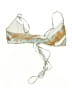 Unbranded Print Tan Swimsuit Top Size 0X - photo 2