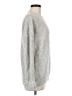 Topshop Solid Silver Pullover Sweater Size 6 - photo 4