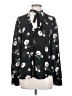 Lulus 100% Polyester Floral Black Long Sleeve Blouse Size S - photo 1