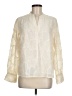 MELLODAY 100% Polyester Ivory Long Sleeve Blouse Size M - photo 1