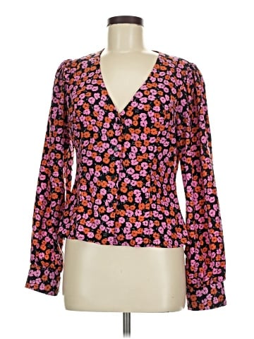 All in Favor Long Sleeve Blouse (view 1)