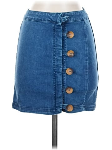 Free People Denim Skirt (view 1)