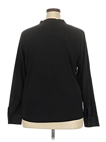 Calvin Klein 3/4 Sleeve Button-Down Shirt (view 2)