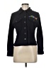 Carole Little 100% Cotton Black Blue Jacket Size M - photo 1