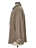 Unbranded 100% Polyester Houndstooth Brown Long Sleeve Blouse Size M - photo 5