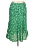 Halogen 100% Polyester Polka Dots Green Casual Skirt Size XXL - photo 1
