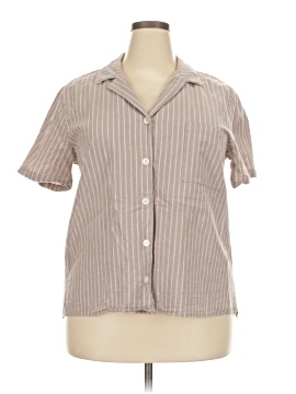 Birdy Grey Short Sleeve Button Down Shirt