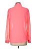 Kut from the Kloth Color Block Pink Long Sleeve Blouse Size L (estimated) - photo 2