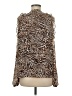 MICHAEL Michael Kors 100% Polyester Brown Sleeveless Blouse Size M - photo 2