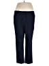 Violeta by Mango Solid Blue Dress Pants Size 16 - photo 1