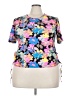 Modli Floral Pink Short Sleeve T-Shirt Size 3X - photo 1
