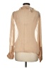 J.Crew 100% Cupro Tan Long Sleeve Blouse Size 6 - photo 2