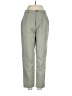 Forever 21 100% Cotton Solid Green Casual Pants Size M - photo 1